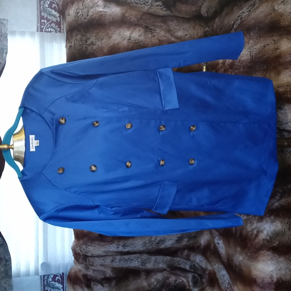 Joan Rivers blue blazer size large